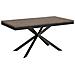Tavolo allungabile 90x180/440 cm Plaker Evolution noce telaio antracite - Foto miniatura 1