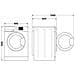 Lavatrice Standard NBT 1048 WD A IT Active Care 10 Kg Classe A Centrifuga 1400 giri - Foto miniatura 8
