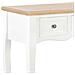 Lusso Casadino -  Tavolo Consolle Da Trucco Con 3 Cassetti Bianco - Foto miniatura 6