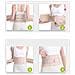 Cintura Sportiva Di Supporto Color Carne Con Compressione Beige M - Foto miniatura 4