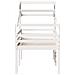 Letto a Soppalco con Tetto Bianco 90x200 cm in Legno di Pino - Foto miniatura 5