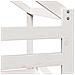 Letto a Soppalco con Tetto Bianco 90x200 cm in Legno di Pino - Foto miniatura 9