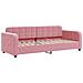 Letto da Giorno Rosa 80x200 cm in Velluto - Foto miniatura 1