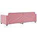 Letto da Giorno Rosa 80x200 cm in Velluto - Foto miniatura 5