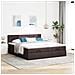 Struttura Letto Pouf con Materassi 180x200 cm in Tessuto - Foto miniatura 3