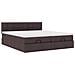 Struttura Letto Pouf con Materassi 180x200 cm in Tessuto - Foto miniatura 6