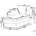 Chaise Longue Versione Destra Yerres Tessuto Grigio - Foto miniatura 2