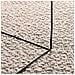 Tappeto ZIZUR Crema 200x200 cm Aspetto Iuta Interni ed Esterni - Foto miniatura 4