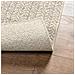 Tappeto ZIZUR Crema 200x200 cm Aspetto Iuta Interni ed Esterni - Foto miniatura 7
