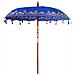 Parasol Balinese Blu (210-220) x 260 cm Cotone e legno massello - Foto miniatura 1