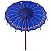 Parasol Balinese Blu (210-220) x 260 cm Cotone e legno massello - Foto miniatura 5