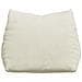 Cuscino per Schiena Crema 45 x 20 x 35 cm Tessuto in Cords - Foto miniatura 6