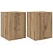 Mobile TV da parete 2 pcs Rovere Artigianale 30 x 31 x 40 cm - Foto miniatura 1