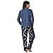 Jjbfp1101 Pigiama A Maniche Lunghe Da Donna - Foto miniatura 3