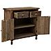 Credenza In Legno Con 2 Ante E 2 Cassetti 90x40x85h Cm - Foto miniatura 5
