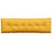 Cuscino per Schiena Giallo Chiaro 180 x 50 cm Tessuto in Cords - Foto miniatura 6