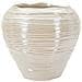 Vaso Perly Round In Ceramica Perlata Con Decoro A Conchiglia - Foto miniatura 1