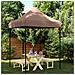 Tenda Party Marrone 200 x 200 x 306 cm Tessuto Oxford - Foto miniatura 2