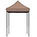 Tenda Party Marrone 200 x 200 x 306 cm Tessuto Oxford - Foto miniatura 3