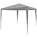 Tenda Party Grigio chiaro 300 x 300 x 255 cm PE e Acciaio - Foto miniatura 1