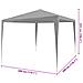 Tenda Party Grigio chiaro 300 x 300 x 255 cm PE e Acciaio - Foto miniatura 7