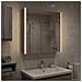Mobiletto per specchio da bagno Grigio Sonoma - Foto miniatura 2