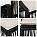 Set Divano da Giardino 8 pcs Nero polyrattan - Foto miniatura 6