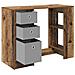 Scrivania Legno vecchio 100 x 40 x 75 cm Legno multistrato - Foto miniatura 5