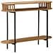 Tavolino fatto a mano Marrone Teak 90 x 30 x 75 cm - Foto miniatura 1