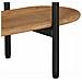 Tavolino fatto a mano Marrone Teak 90 x 30 x 75 cm - Foto miniatura 5