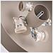 Plafoniera Omiq Tortora Sl. 2279 - Moderno Plafoniere Taupe 15x30x30 Cm - Foto miniatura 8