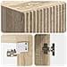 Set di armadi 2 pcs Rovere Sonoma Legno ingegnerizzato - Foto miniatura 7
