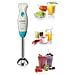 Frullatore ad Immersione CleverMixx Fun MSM2410D Potenza 400 Watt Colore Azzurro - Foto miniatura 2