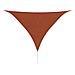 Parasole a Vela Oxford Triangolare 3,6x3,6x3,6 m Terracotta - Foto miniatura 1