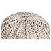Pouf Poggiapiedi In Tessuto Beige 50 X 35 Cm Conrad Ii - Foto miniatura 16