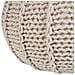 Pouf Poggiapiedi In Tessuto Beige 50 X 35 Cm Conrad Ii - Foto miniatura 17
