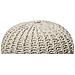 Pouf Poggiapiedi In Tessuto Beige 50 X 35 Cm Conrad Ii - Foto miniatura 23