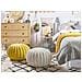 Pouf Poggiapiedi In Tessuto Beige 50 X 35 Cm Conrad Ii - Foto miniatura 36