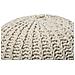 Pouf Poggiapiedi In Tessuto Beige 50 X 35 Cm Conrad Ii - Foto miniatura 24
