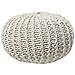Pouf Poggiapiedi In Tessuto Beige 50 X 35 Cm Conrad Ii - Foto miniatura 40