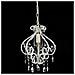 Lampadario Con Perle Bianco Rotondo E14 - Foto miniatura 2