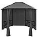 Gazebo Padiglione Da Giardino Con Tende Esagonale 360x265 Cm - Foto miniatura 1