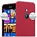 Custodia Compatibile Con Nokia Lumia 925 In Frosty Rosso - Hard Case Coperchio Protettivo In Frosted Look Contro I Graffi E Gli Urti - Foto miniatura 2
