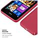 Custodia Compatibile Con Nokia Lumia 925 In Frosty Rosso - Hard Case Coperchio Protettivo In Frosted Look Contro I Graffi E Gli Urti - Foto miniatura 3