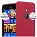 Custodia Compatibile Con Nokia Lumia 925 In Frosty Rosso - Hard Case Coperchio Protettivo In Frosted Look Contro I Graffi E Gli Urti - Foto miniatura 6
