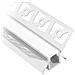 V-tac Vt-8104 Profilo In Alluminio Angolari A Scomparsa Da 2m Milky Cover Per Striscia Led - Sku 3362 - Foto miniatura 1
