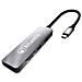 Adattatore   A04-tc_cr+hb Da Usb-c Ad Hub Usb3.0 (3 Porte) + Lettore Card Reader 8 In 1 - Foto miniatura 5