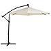 Ombrellone A Sbalzo Led 285 Cm Corval Beige - Foto miniatura 1