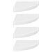 Scaffali Angolari A Parete 4 Pz Bianco Lucido 35x35x3,8 Cm Mdf - Foto miniatura 2