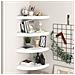 Scaffali Angolari A Parete 4 Pz Bianco Lucido 35x35x3,8 Cm Mdf - Foto miniatura 1